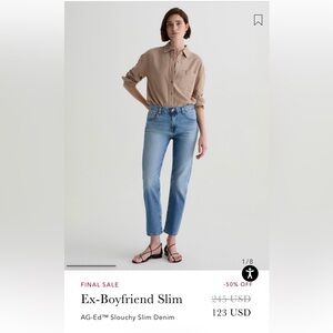 AG Ex-Boyfriend Slim Slouchy Slim Denim